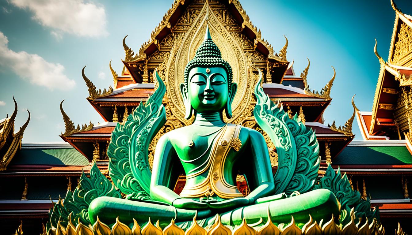 Emerald Buddha statue symbolism