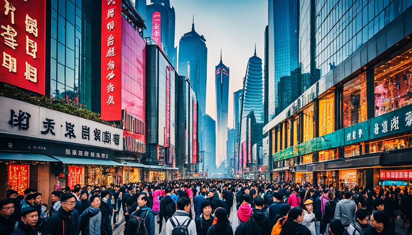 Vibrant Nanjing Shopping Street